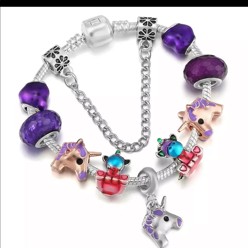 Unicorn charms bracelet